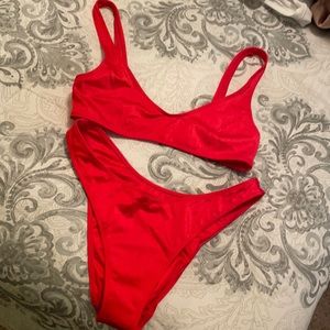 Bright Red PacSun bikini